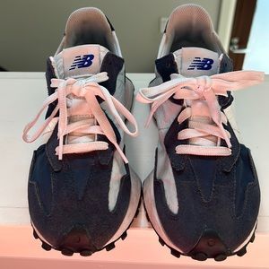 New balance, navy and light blue, 327 sneakers